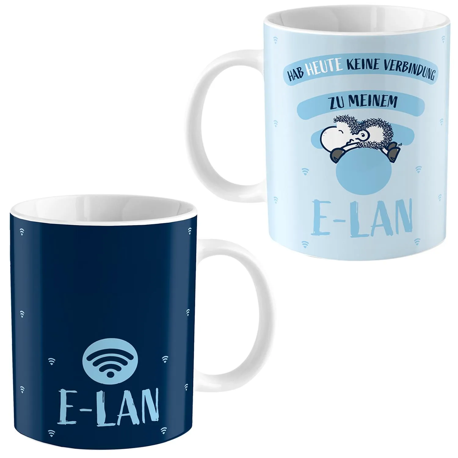 Zaubertasse »Habe heute keine Verbindung zu meinem E-LAN«