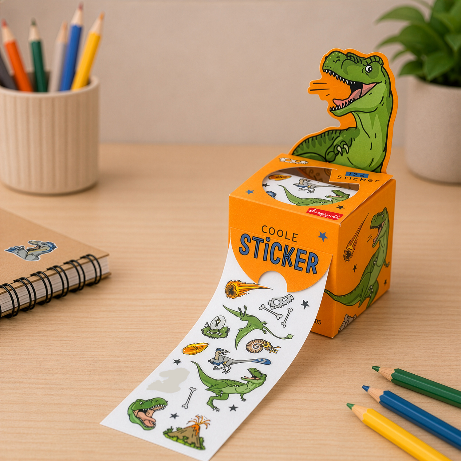 Stickerrolle »Dino«
