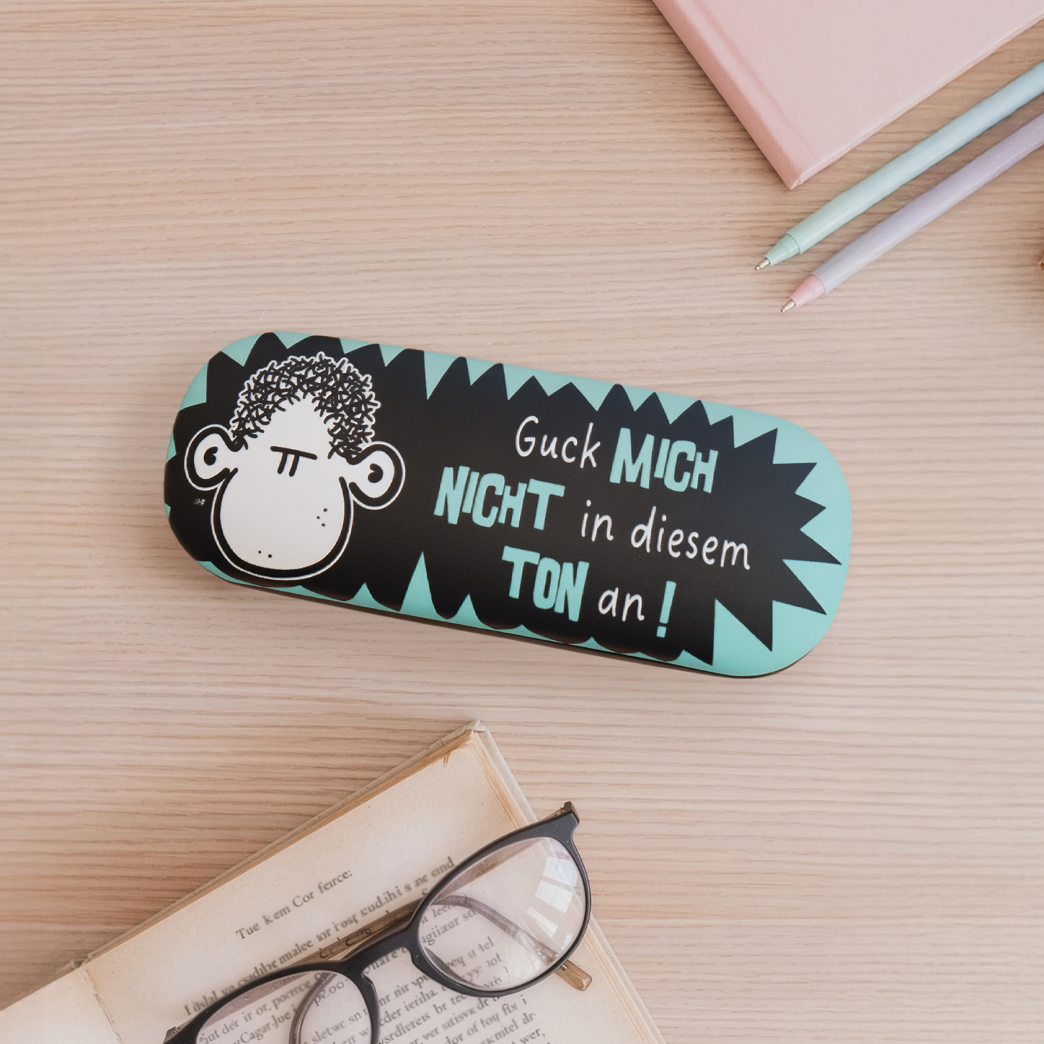 Brillenetui »Nicht in diesem Ton«