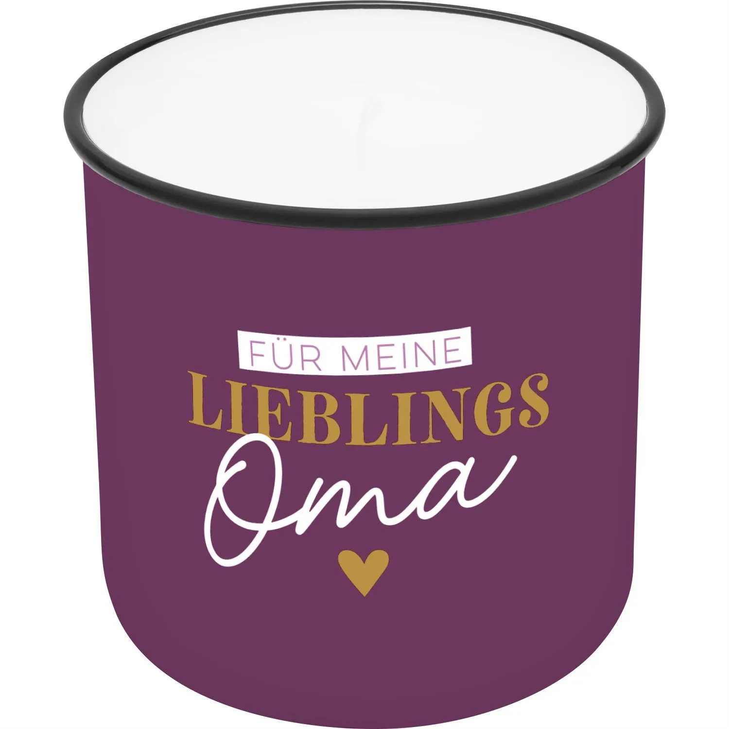 2 in 1: Kerze und Becher »Oma«