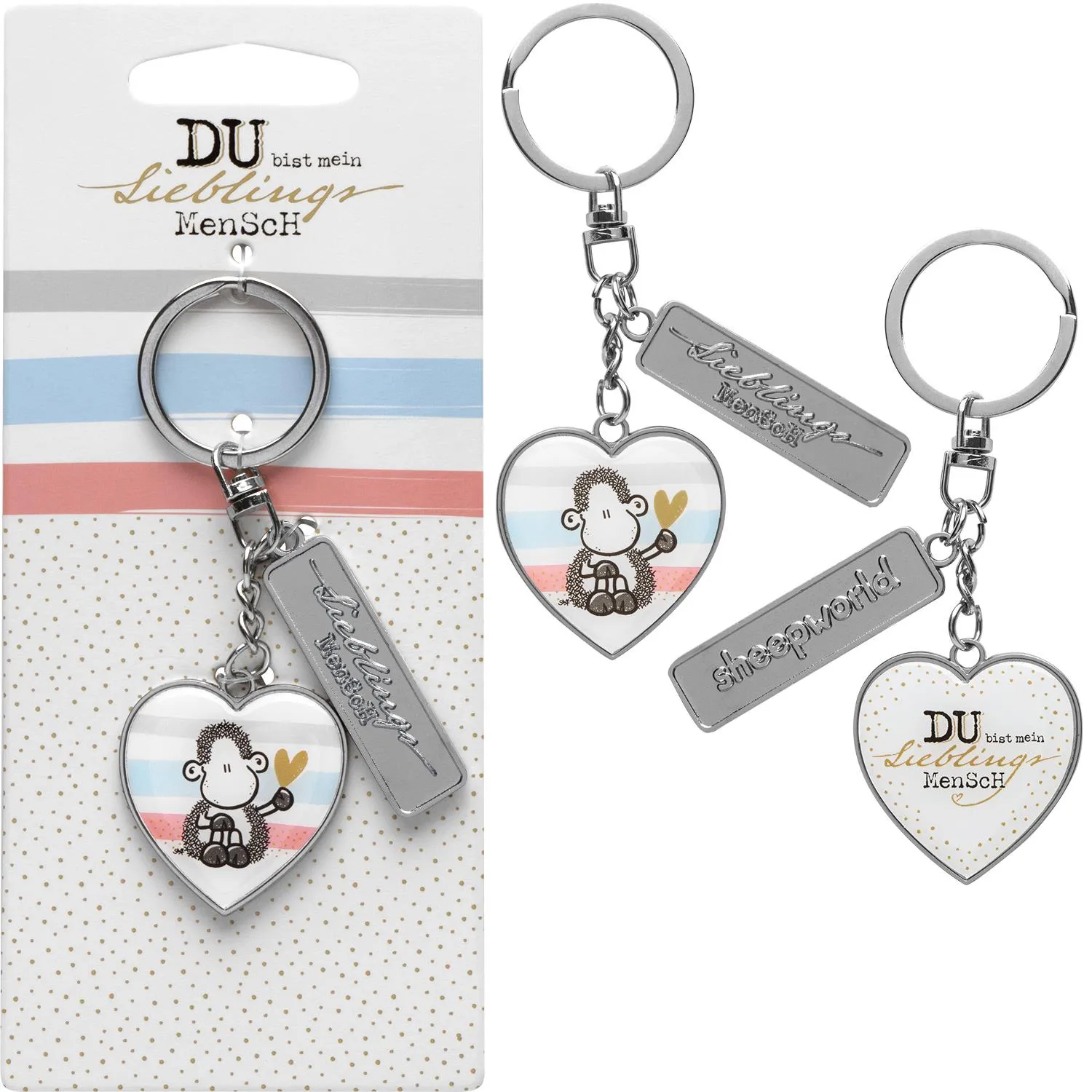 Schlüsselanhänger Motiv »DU bist mein Lieblingsmensch«