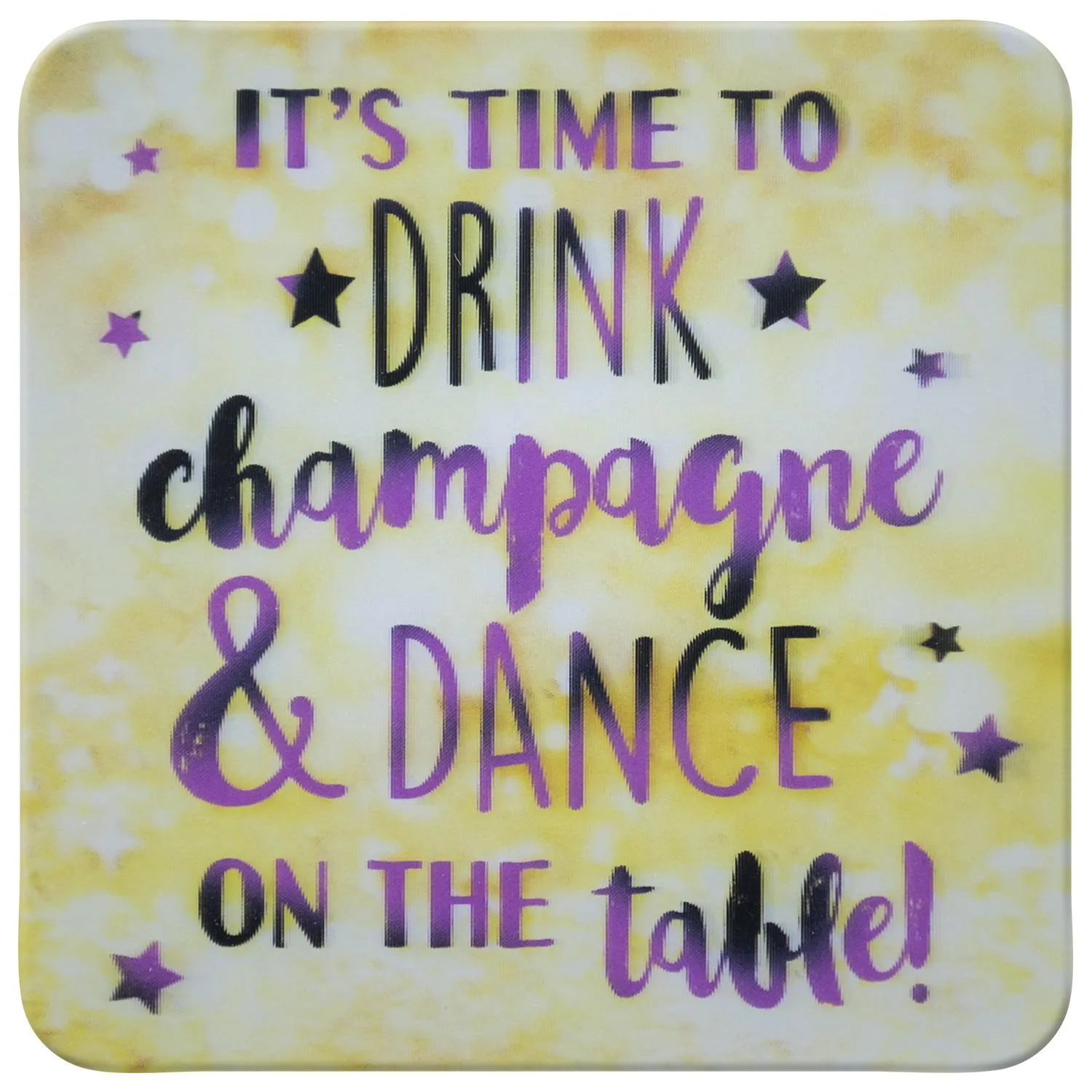 3D-Untersetzer »It's time to drink!«