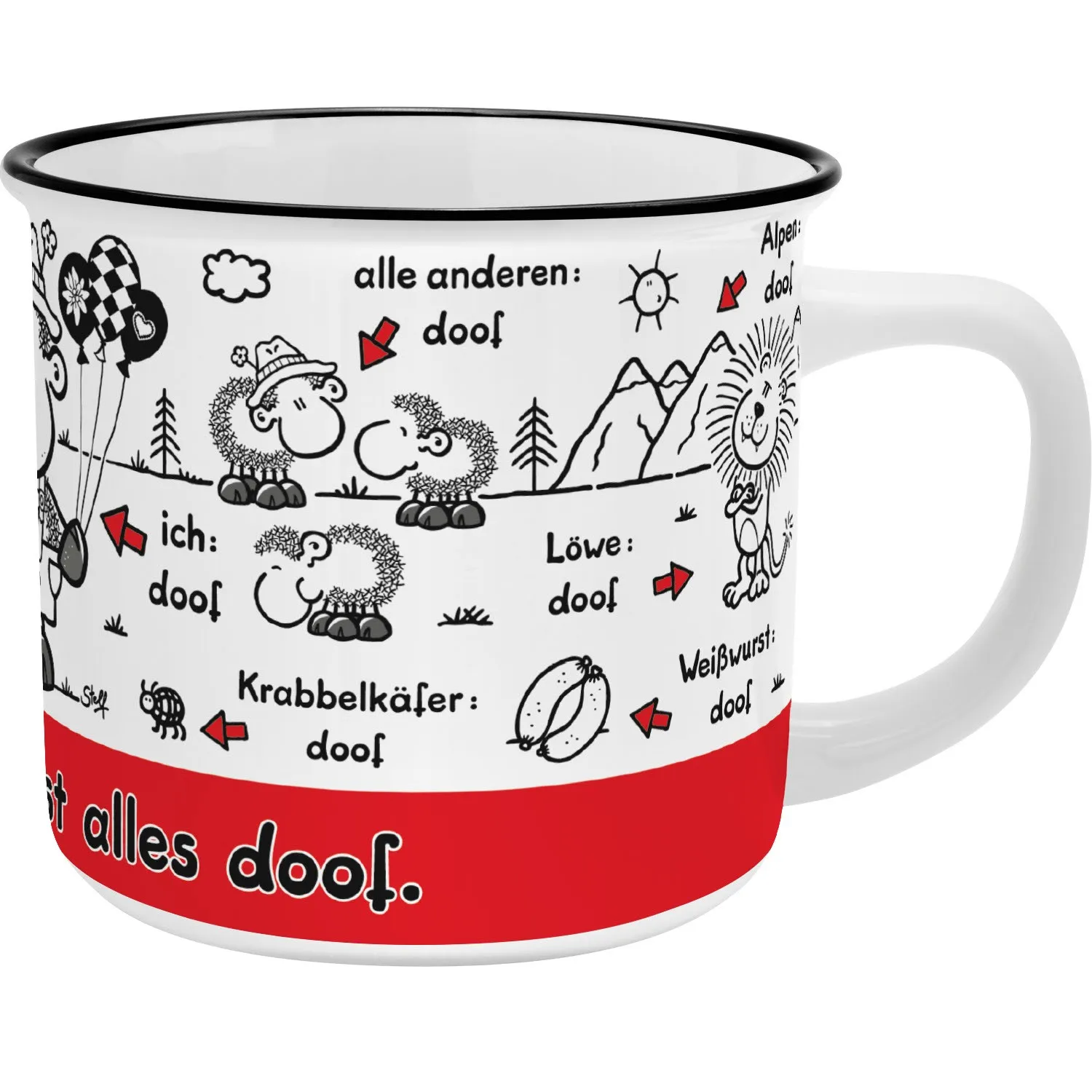 sheepworld Tasse »Ohne Bayern ist alles doof«