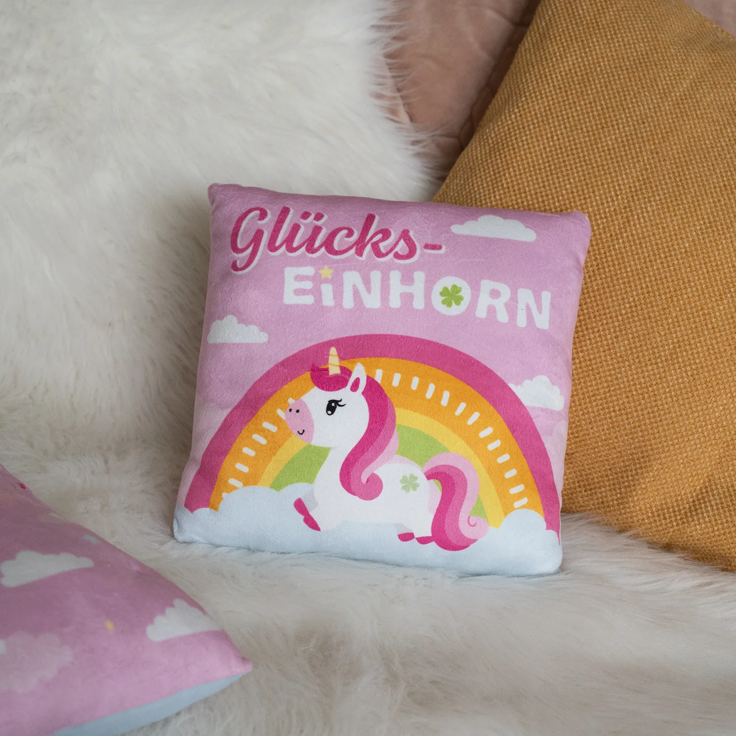 Plüschkissen für Kinder »Einhorn«