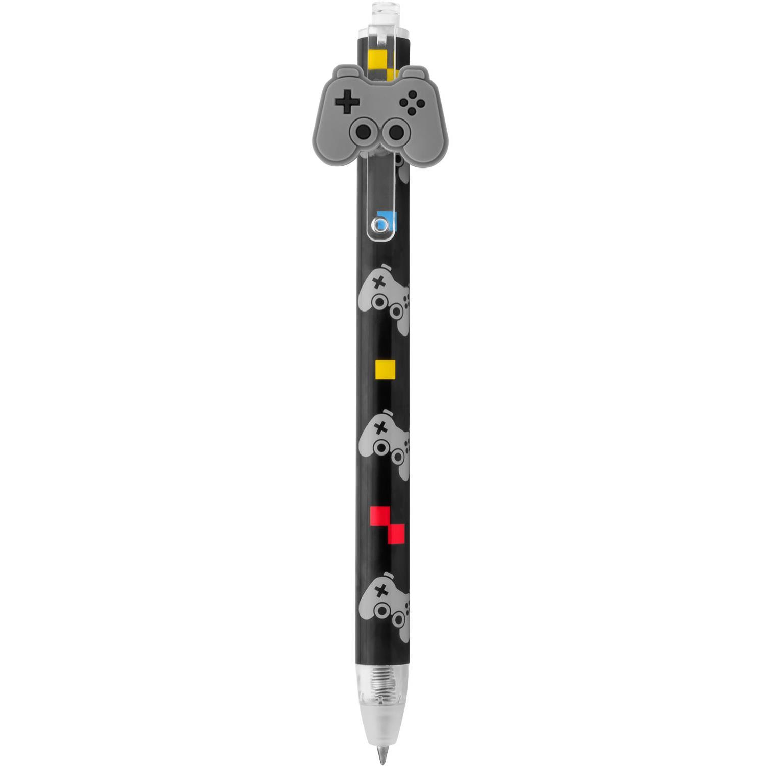 Radierbarer Gelstift im Gamepad-Design, blaue Tinte, Controller-Gimmik