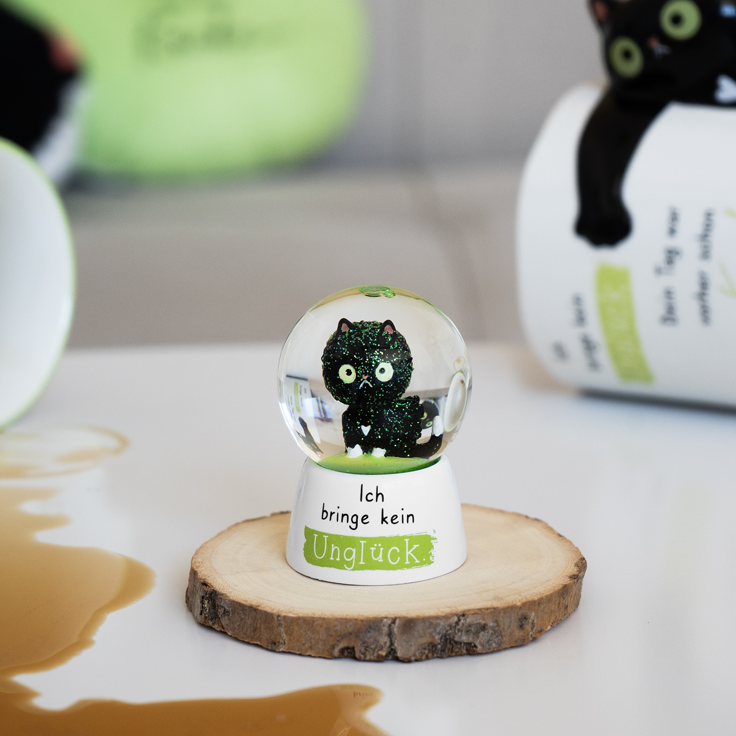 Traumkugel »schwarze Katze«