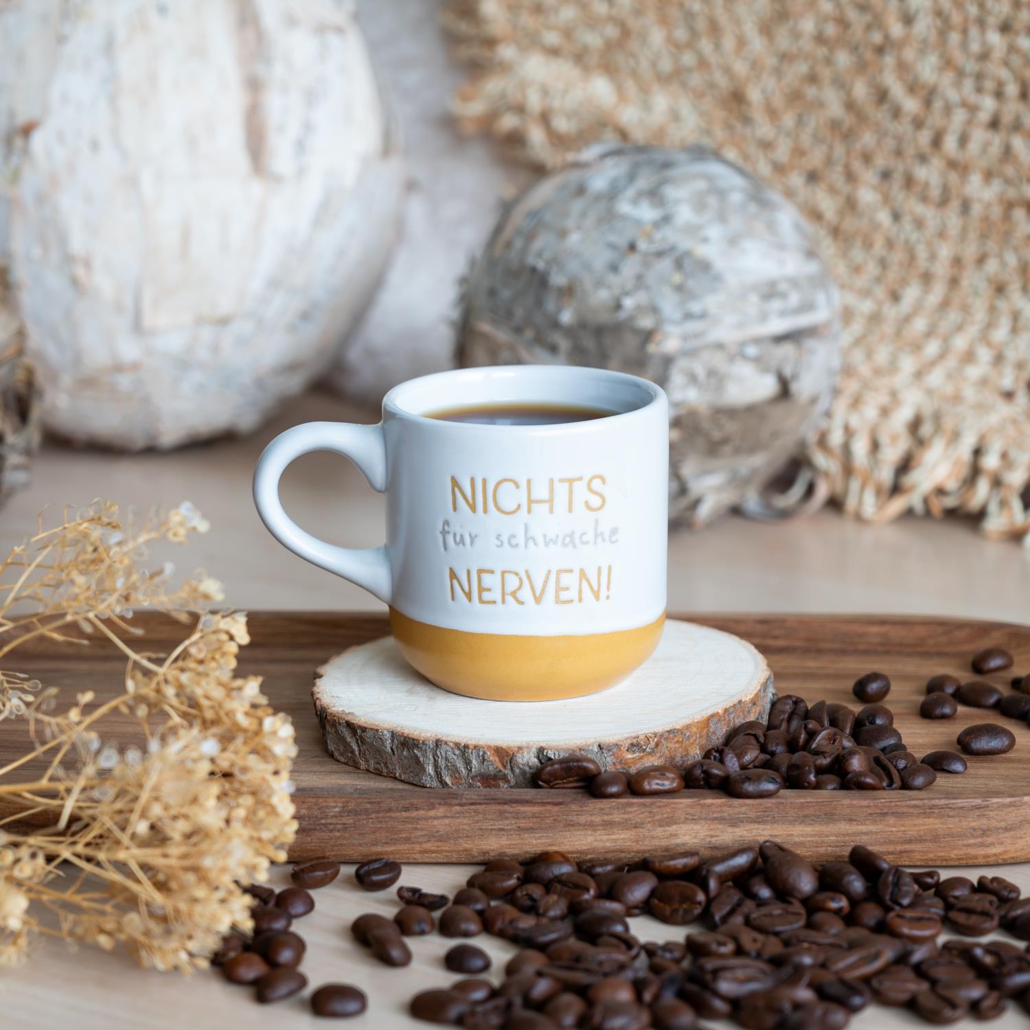 Espressotasse »Nichts für schwache Nerven!«