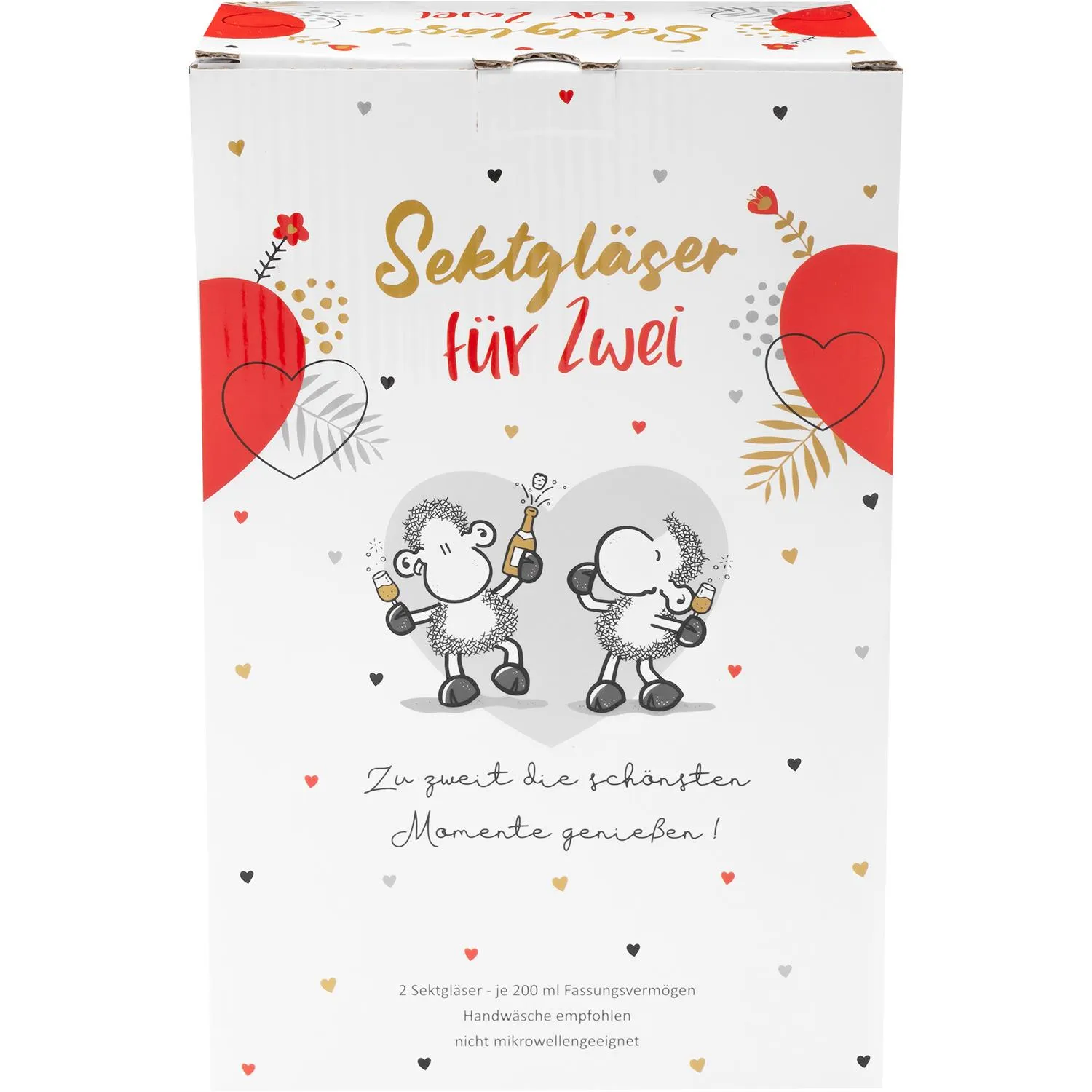 Sektgläser für Zwei »Wir: Eins«
