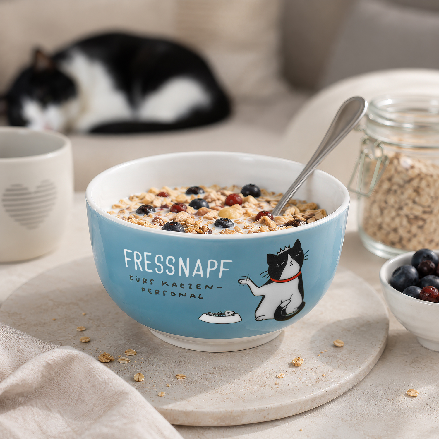 Müslischale Fressnapf fürs Katzenpersonal