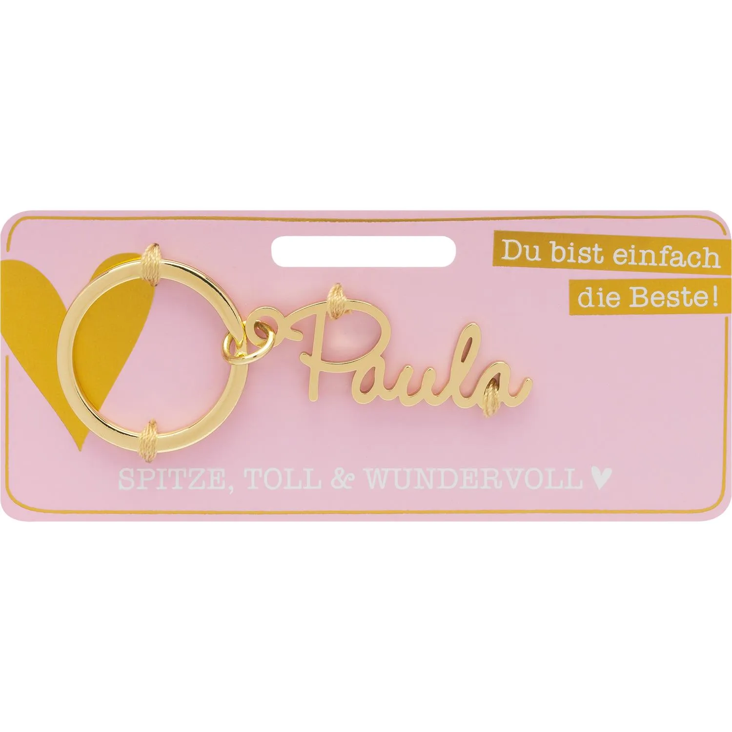 Schlüsselanhänger mit Name »Paula«