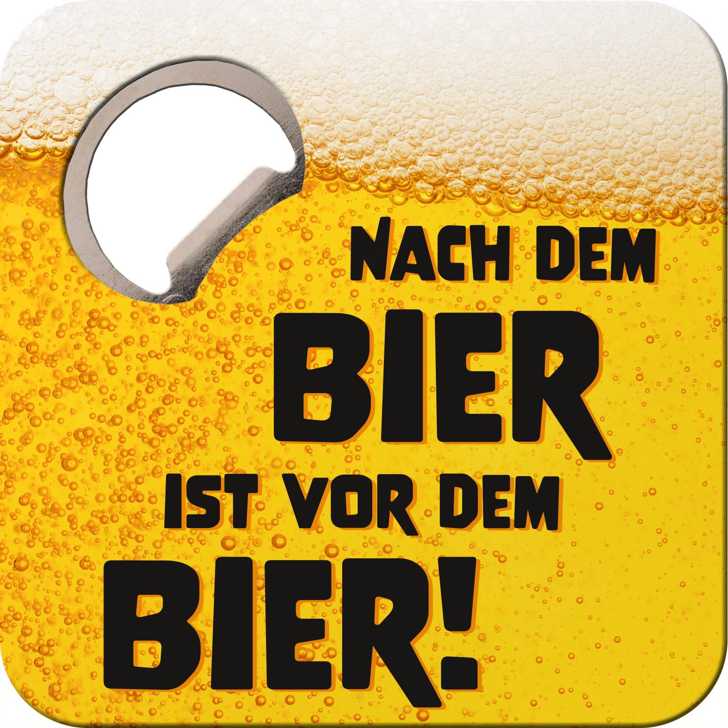 Gruss&Co Untersetzer Mit Flaschenöffner »Nach Dem Bier Ist Vor Dem Bier!«