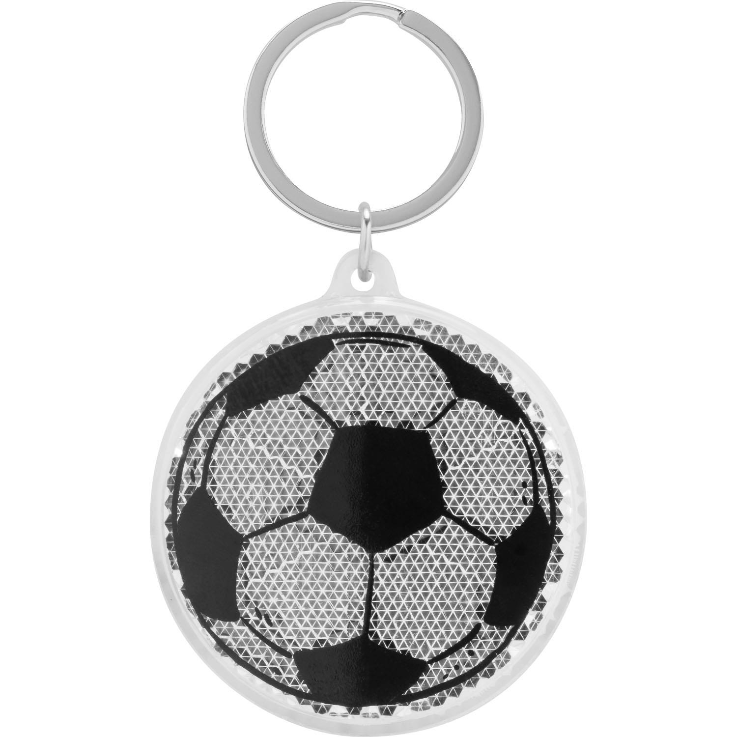 Runder Fußball-Reflektor mit Schlüsselring