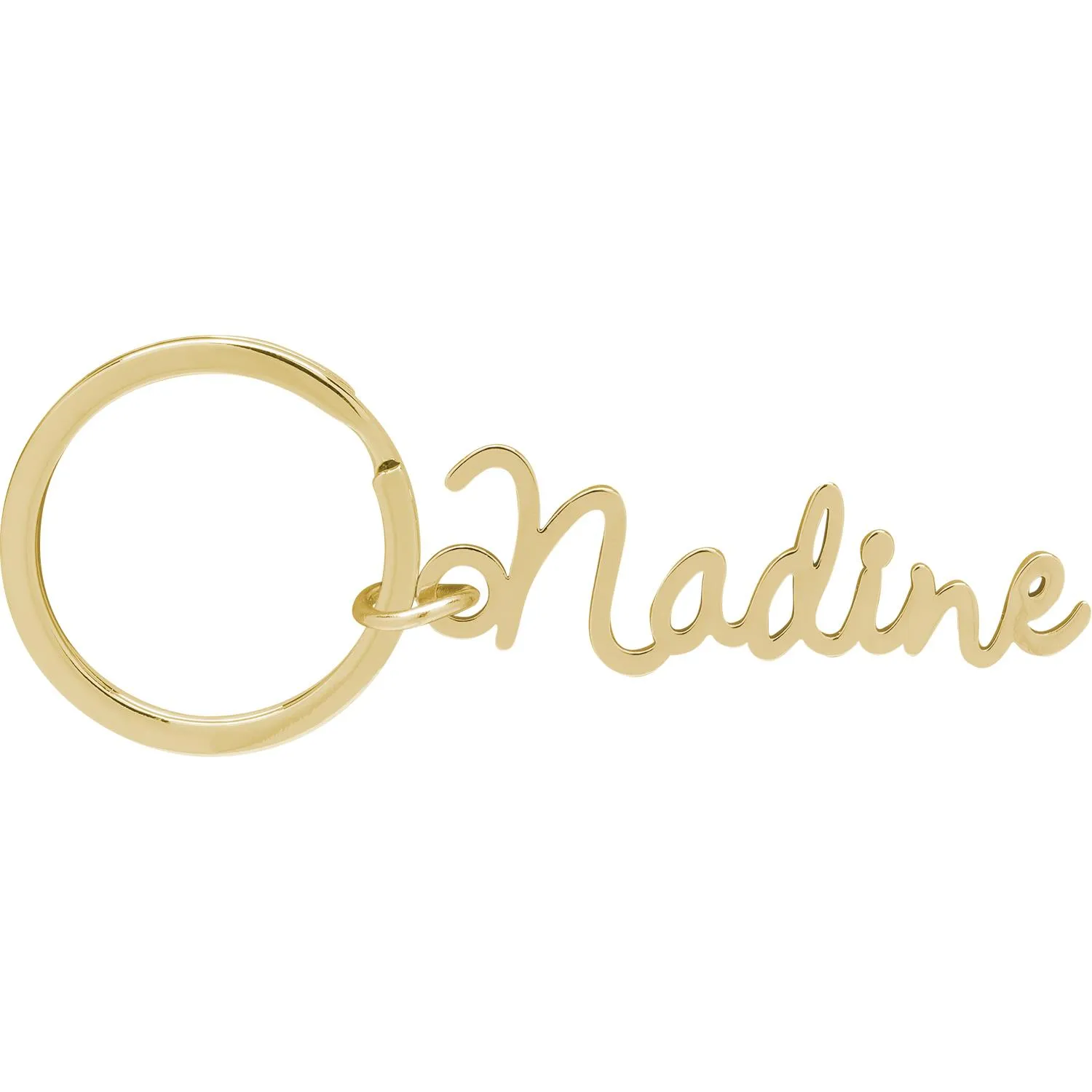 Schlüsselanhänger mit Name »Nadine«