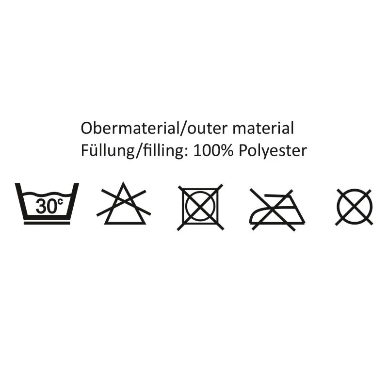 Kissen in Canvas-Optik mit aufmunterndem Spruch – Polyester-Hülle, Polyester-Füllung, waschbar