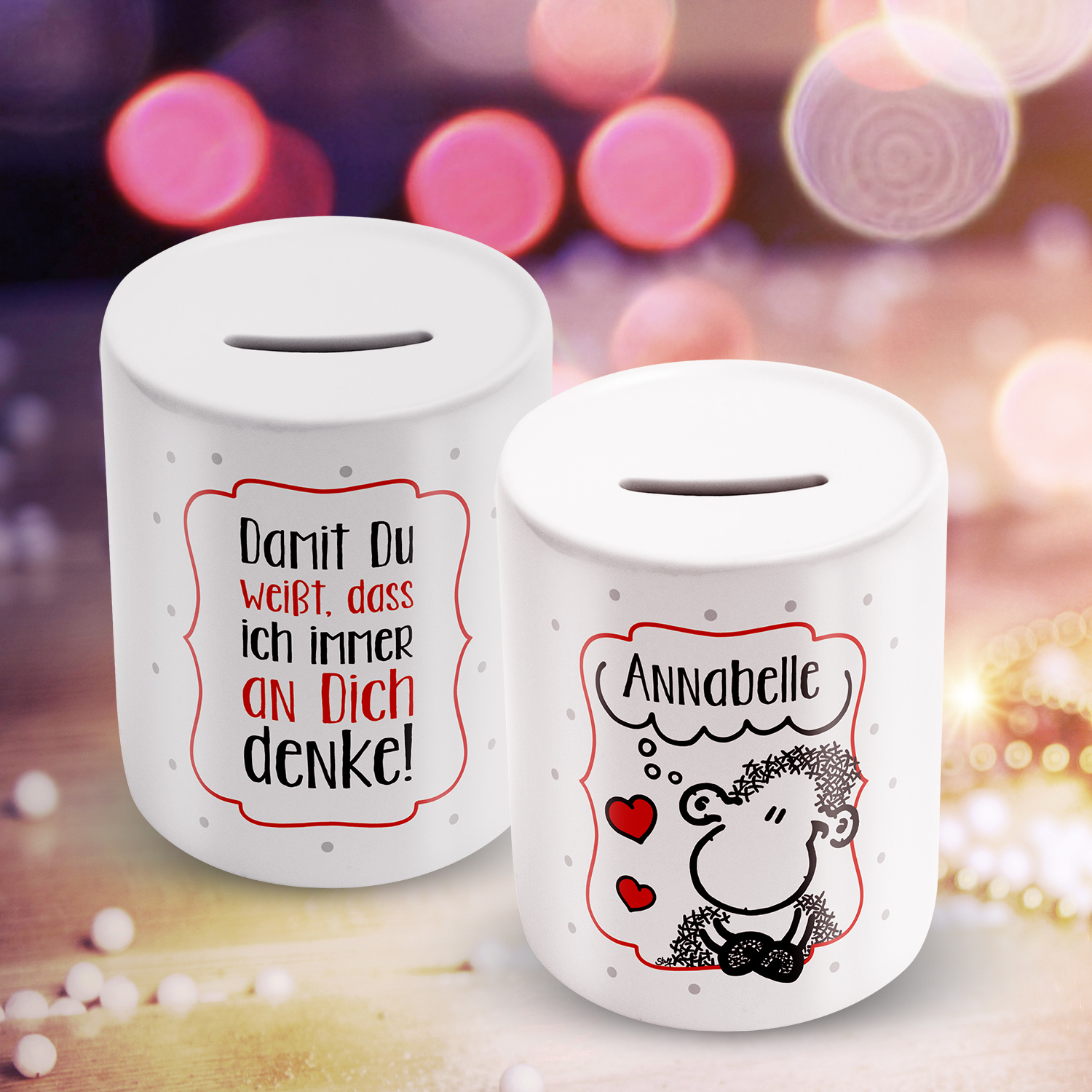 Spardose personalisieren