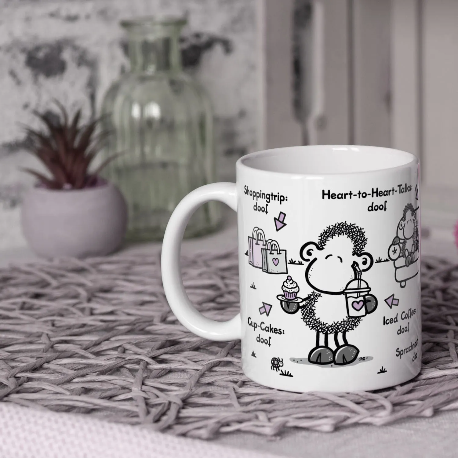 sheepworld Tasse »Ohne Lieblingsfreundin ist alles doof«