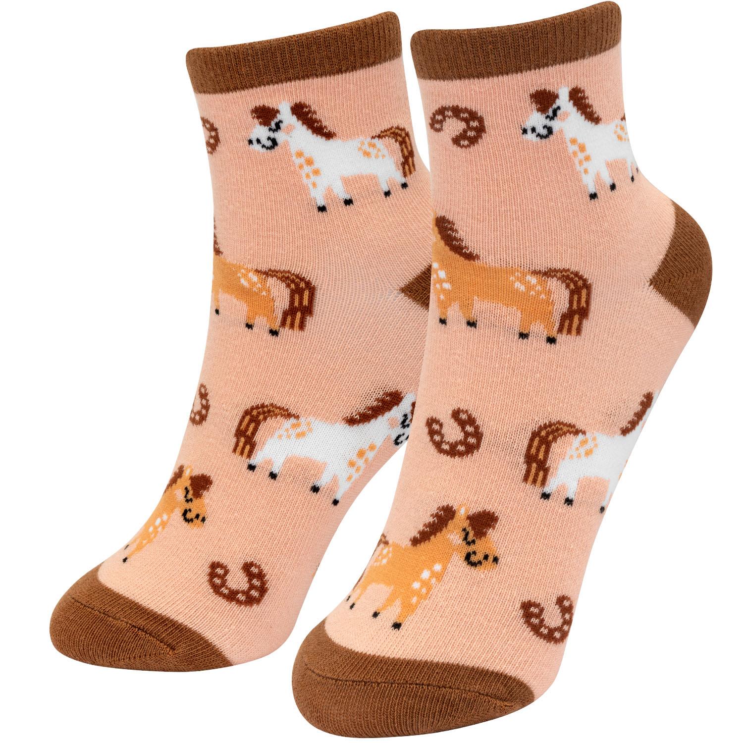Kinder-Zaubersocken »Pferde«