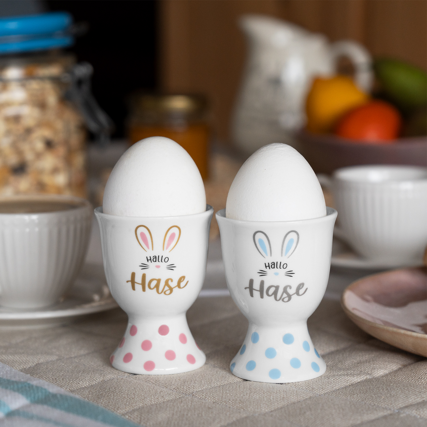 Gruss&Co Eierbecher-Set »Hallo Hase«