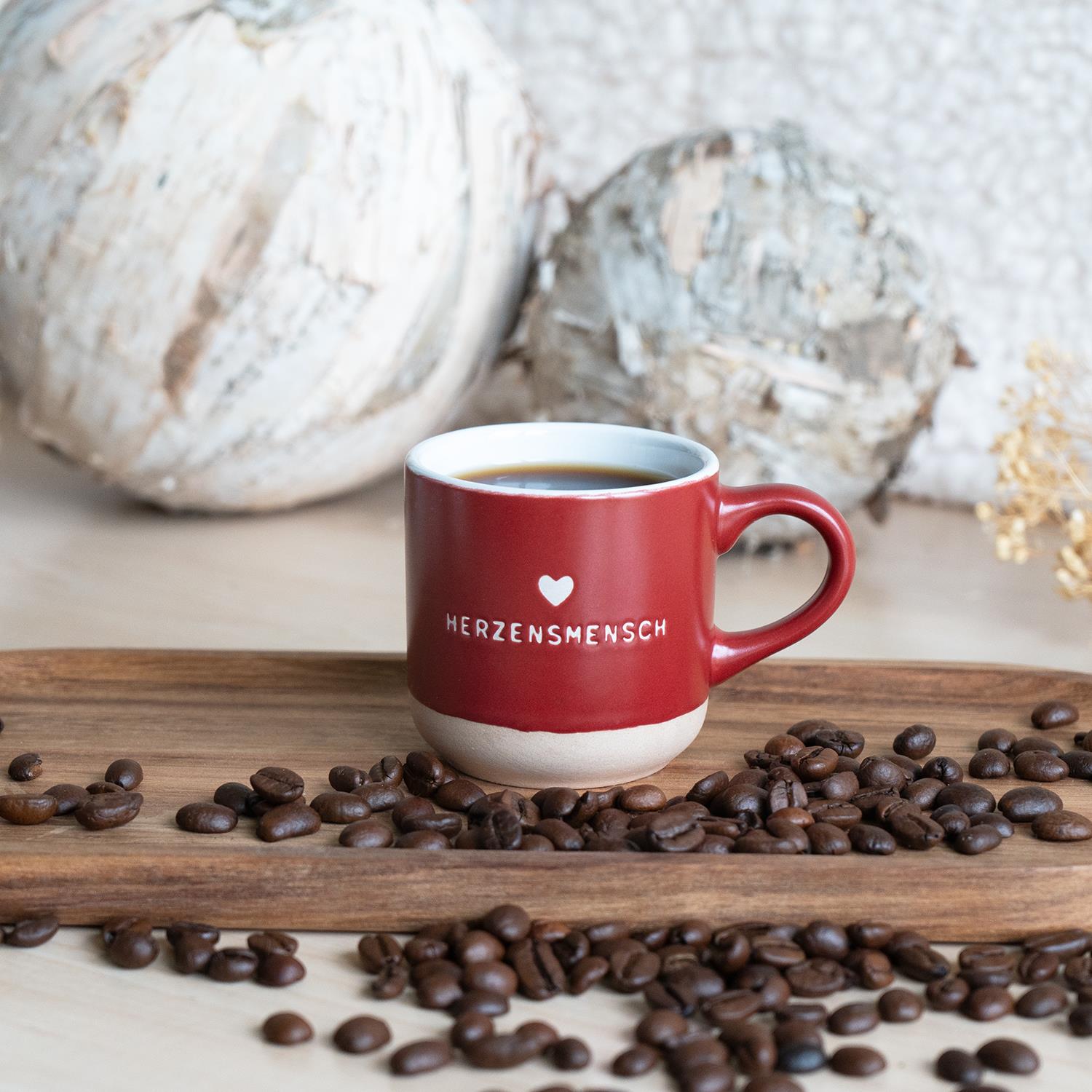 Espressotasse »Herzensmensch«
