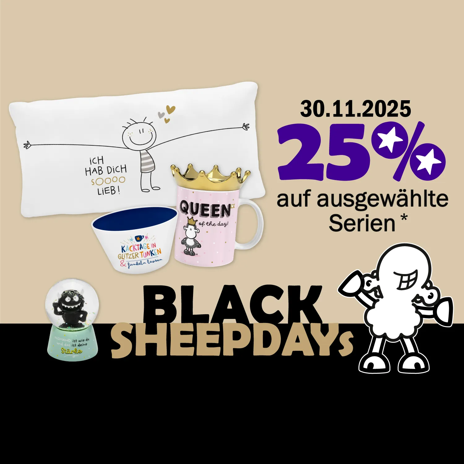 Aktionstag 30.11. - Monster-, Queen-, Kacktage- und HDSL Serie