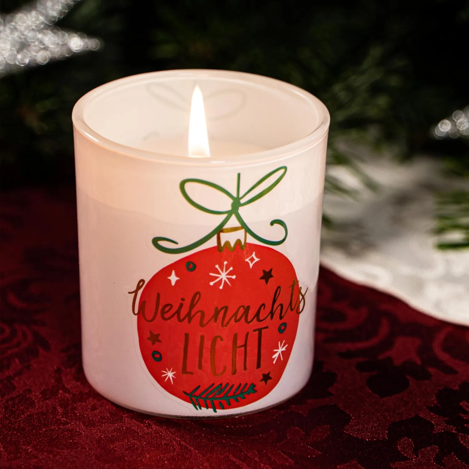 Duftkerze im Glas »Weihnachtslicht«