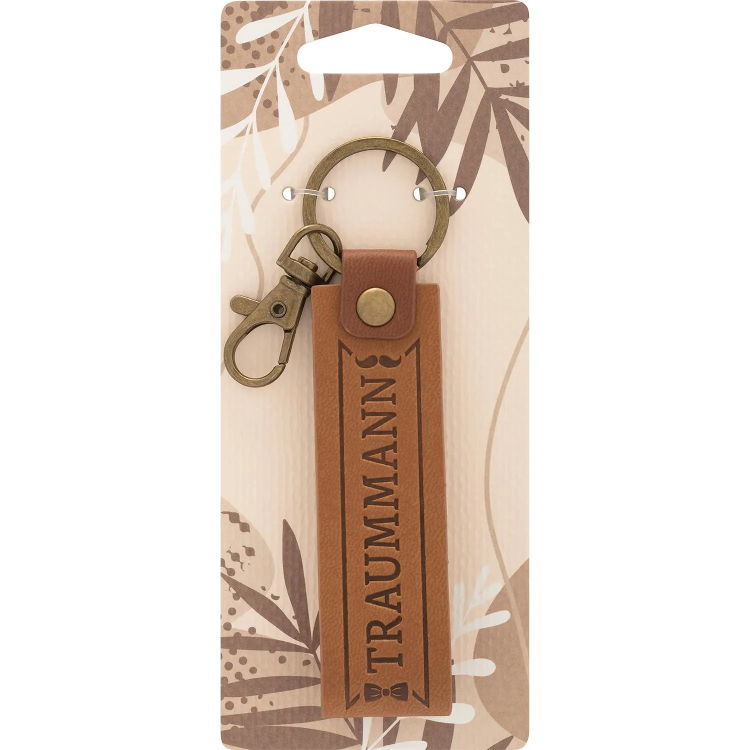 Schlüsselanhänger Kunstleder »Traummann«