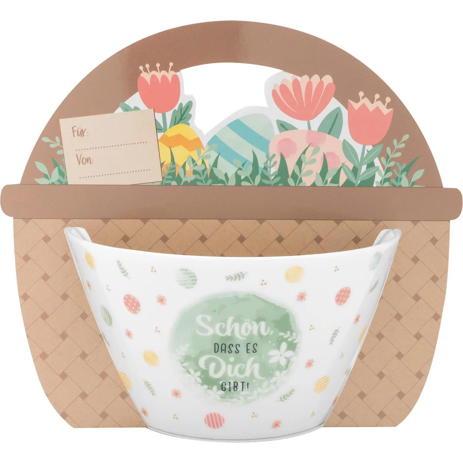 Osterschale »Schön, dass es Dich gibt!«