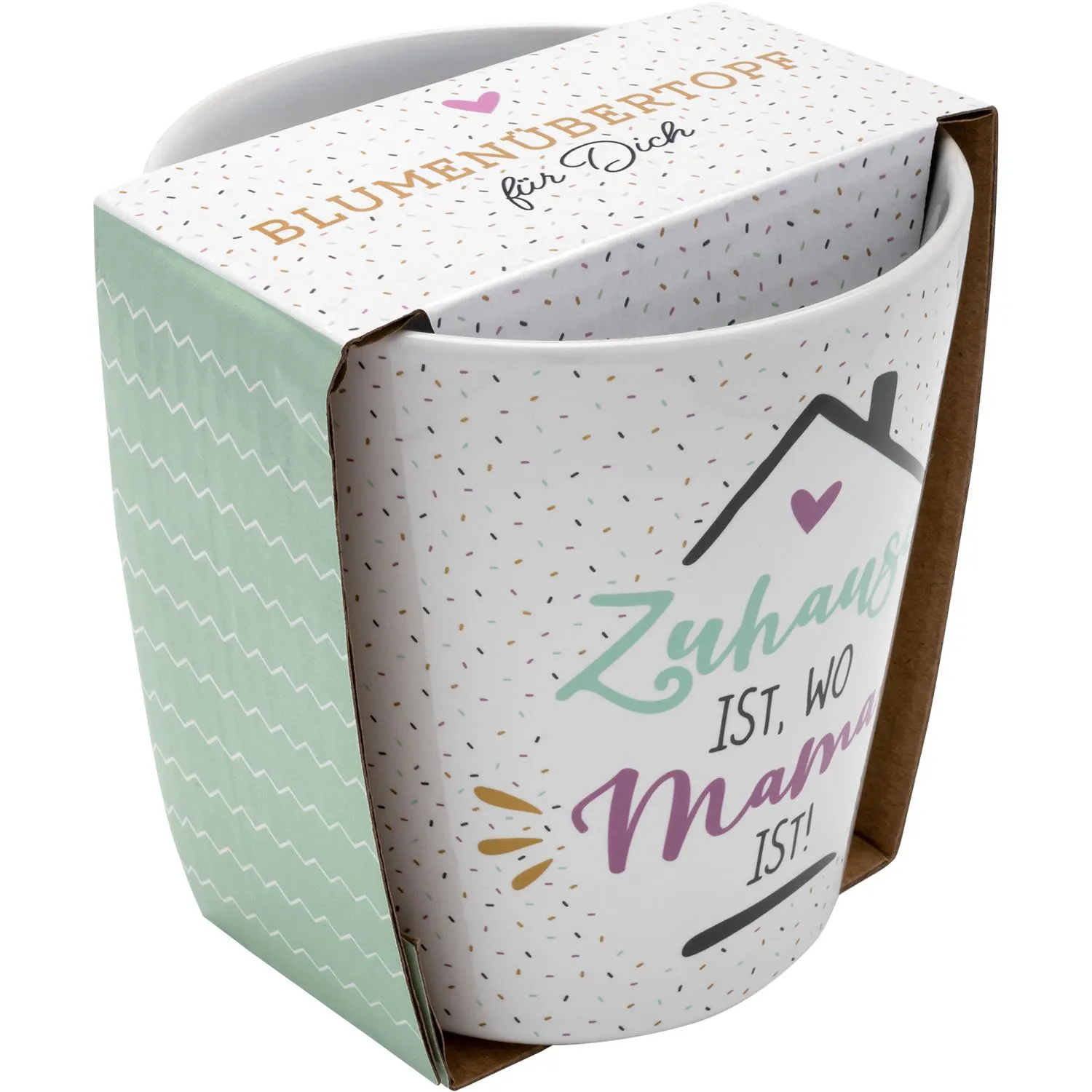 Blumenübertopf »Zuhause ist, wo Mama ist!«