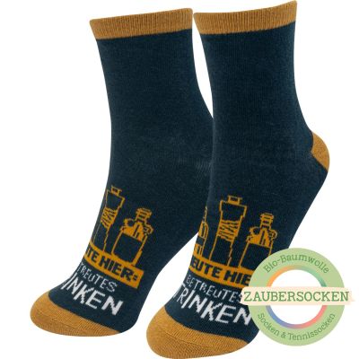 GRUSS & CO Zaubersocken Herren – Motiv „Ich Schnarche Nicht“, Größe 41-46, Wird Magisch Groß Im Wasser